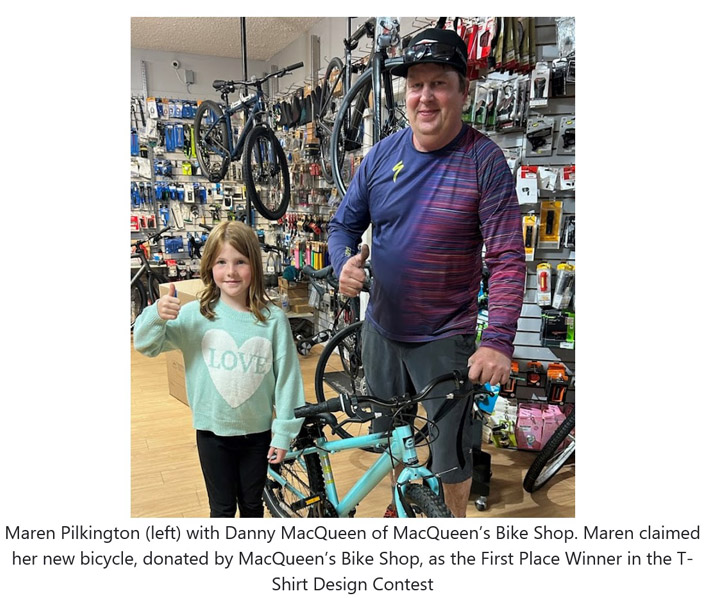 Maren Winning new Bicycle