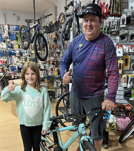 Maren Winning new Bicycle